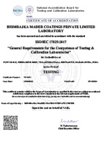 ISO/IEC 17025:2017 (NABL) Certificate
